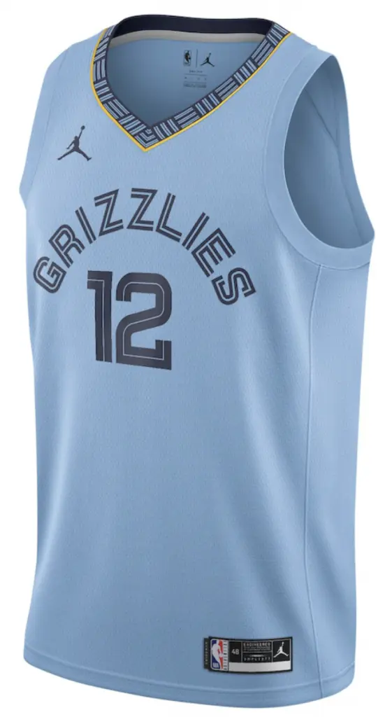 maillot statement memphis grizzlies jordan 2021