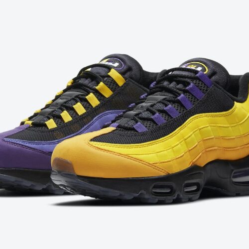 Image de l'article Air Max Day : une Nike Air Max 95 NRG adaptée à chaque maillot des Lakers