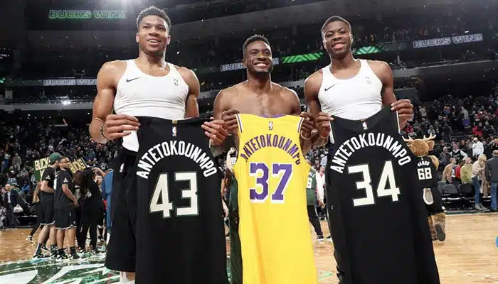 pourquoi giannis antetokounmpo joue avec le maillot numero 34