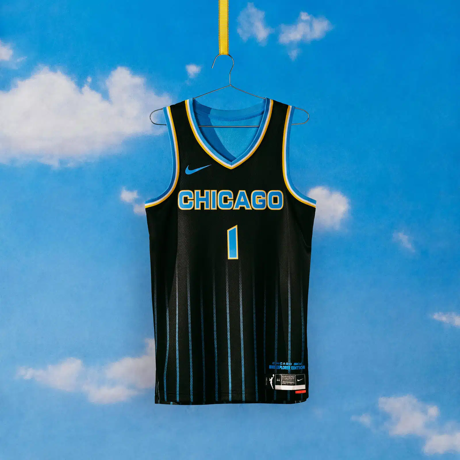maillot nba 2021 chicago sky explorer edition