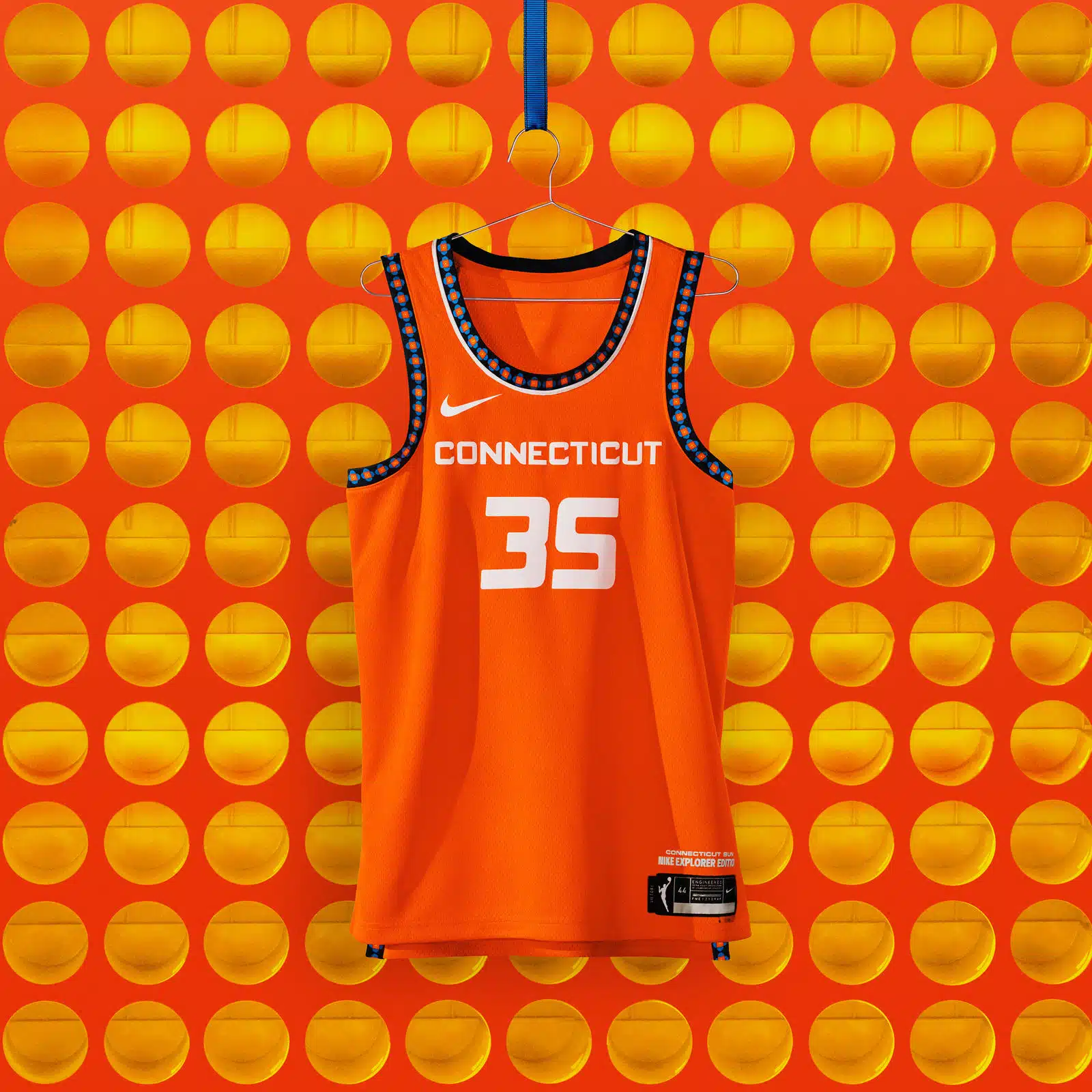 maillot nba 2021 connecticut sun explorer edition