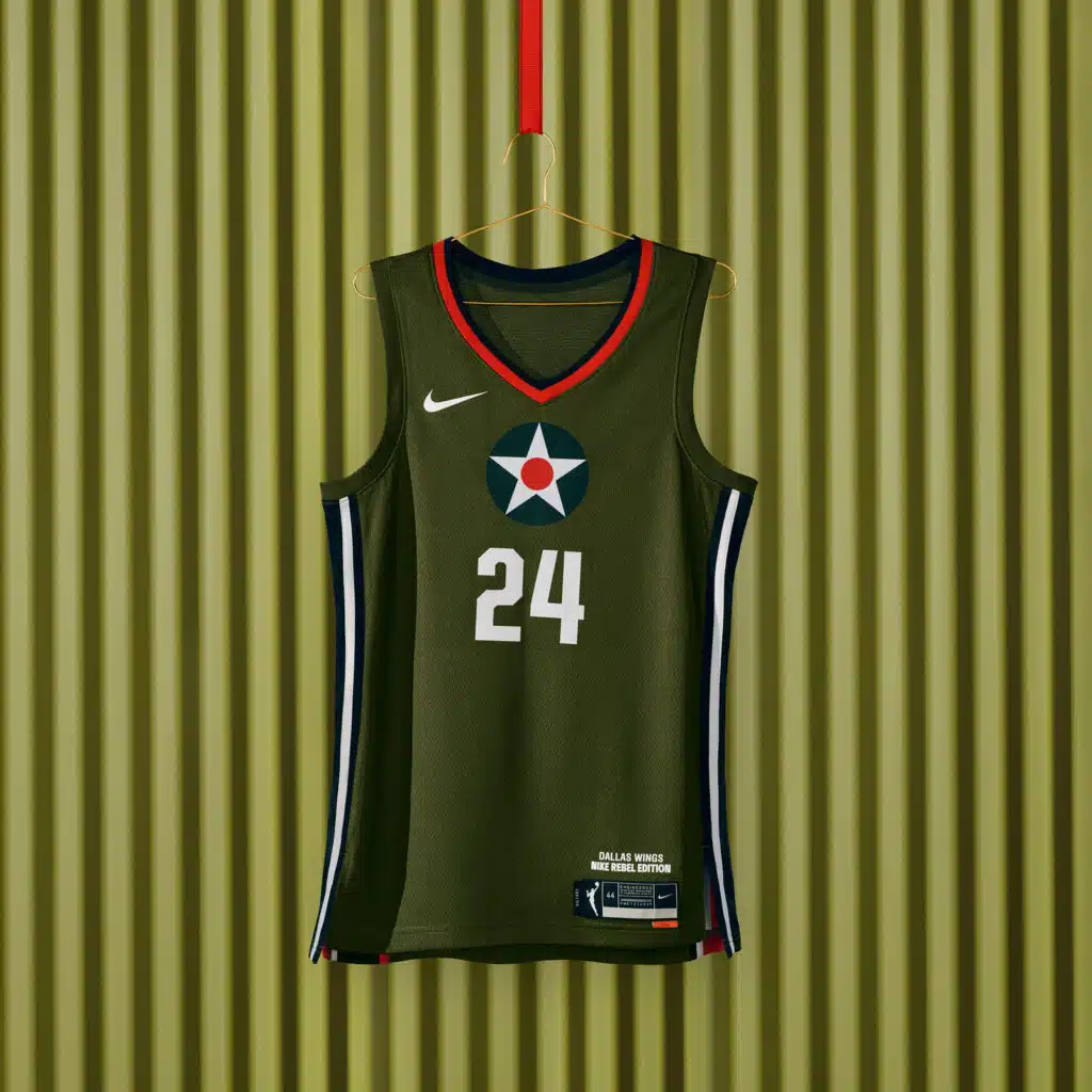 maillot nba 2021 dallas wings rebel edition
