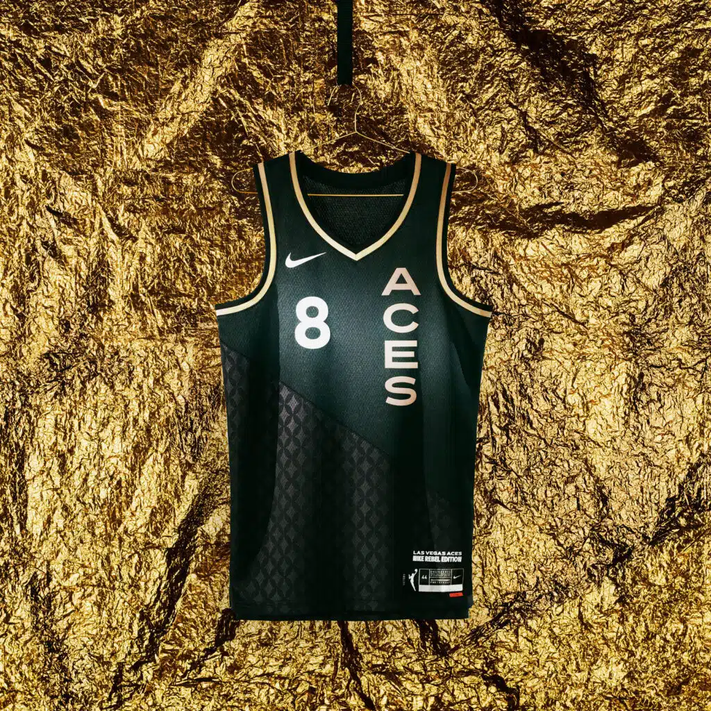 maillot nba 2021 las vegas aces rebel edition