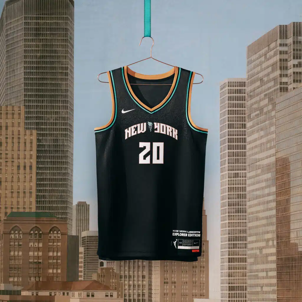 maillot nba 2021 new york liberty explorer edition