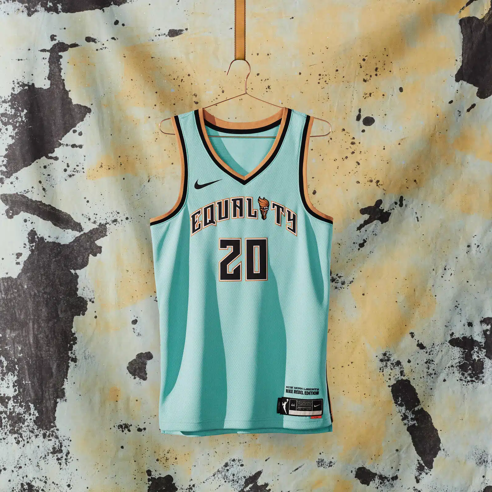 maillot nba 2021 new york liberty rebel edition