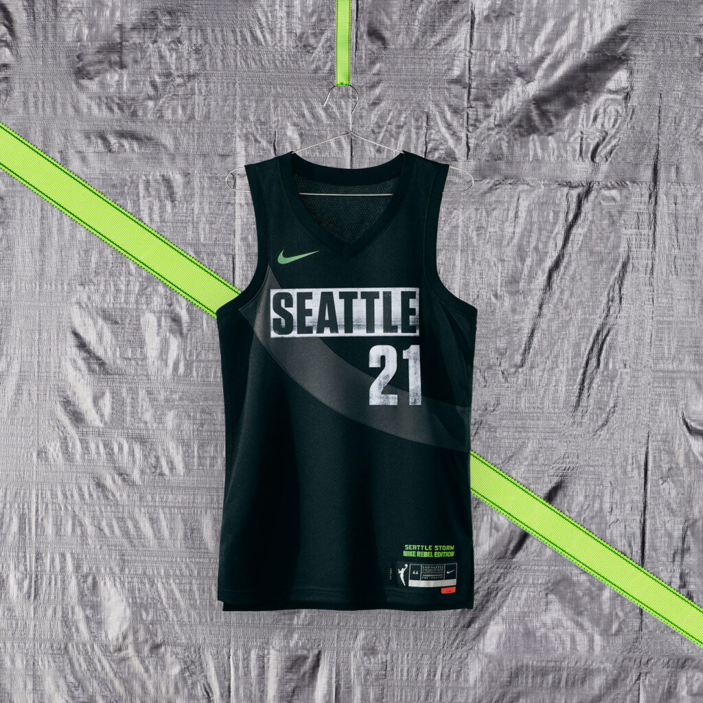 maillot nba 2021 seattle storm rebel edition