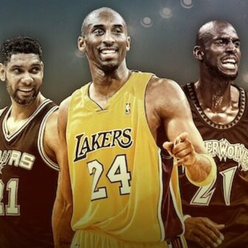 Image de l'article Basketball Hall of Fame 2020 : les contrats chaussures de Kobe Bryant, Tim Duncan et Kevin Garnett