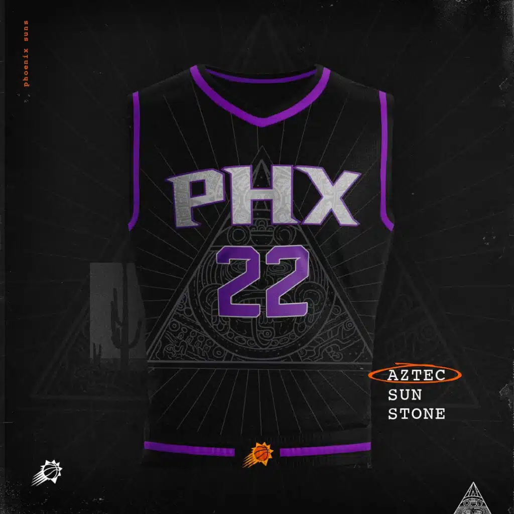 maillot azteque phoenix suns