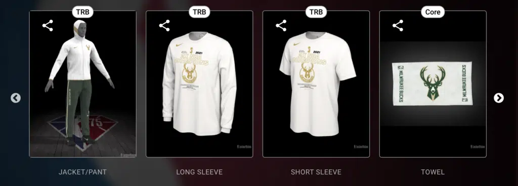 locker vision maillots nba