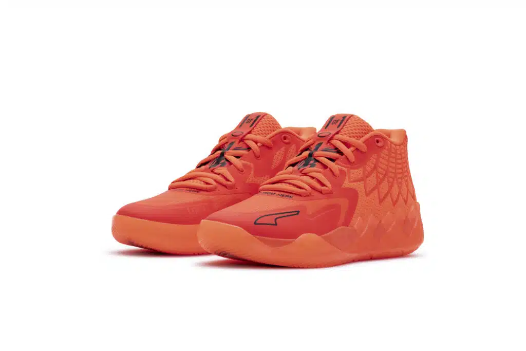 puma mb 1 red blast lamelo ball