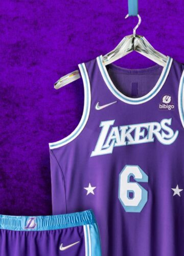 Image de l'article Maillot City 2021-2022 des Los Angeles Lakers : l'édition 