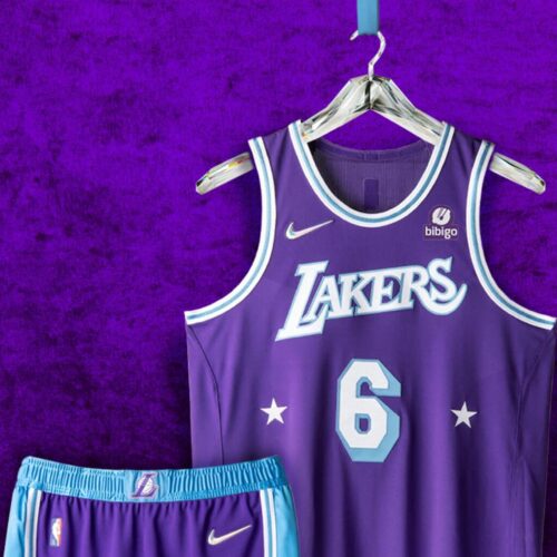 Image de l'article Maillot City 2021-2022 des Los Angeles Lakers : l'édition