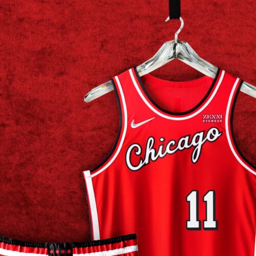 Image de l'article Maillot City 2021-2022 des Chicago Bulls : un retour en 1966