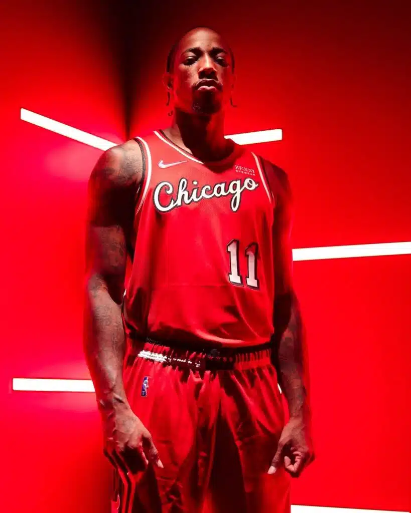 maillot city chicago bulls edition 2021 2022 demar derozan