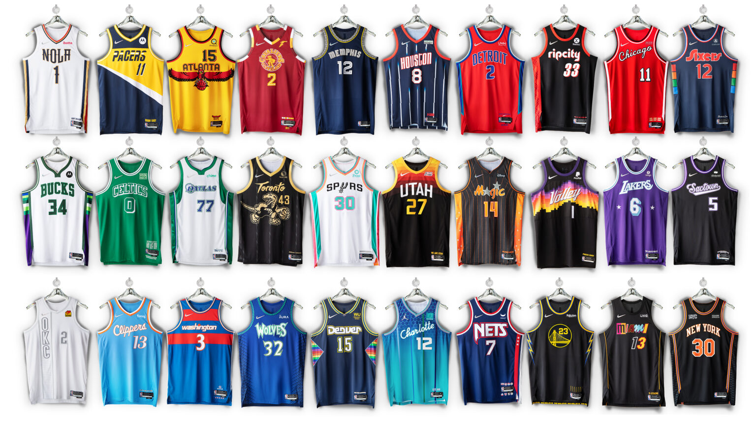 Maillots City NBA 20212022 tous les maillots dévoilés par la NBA