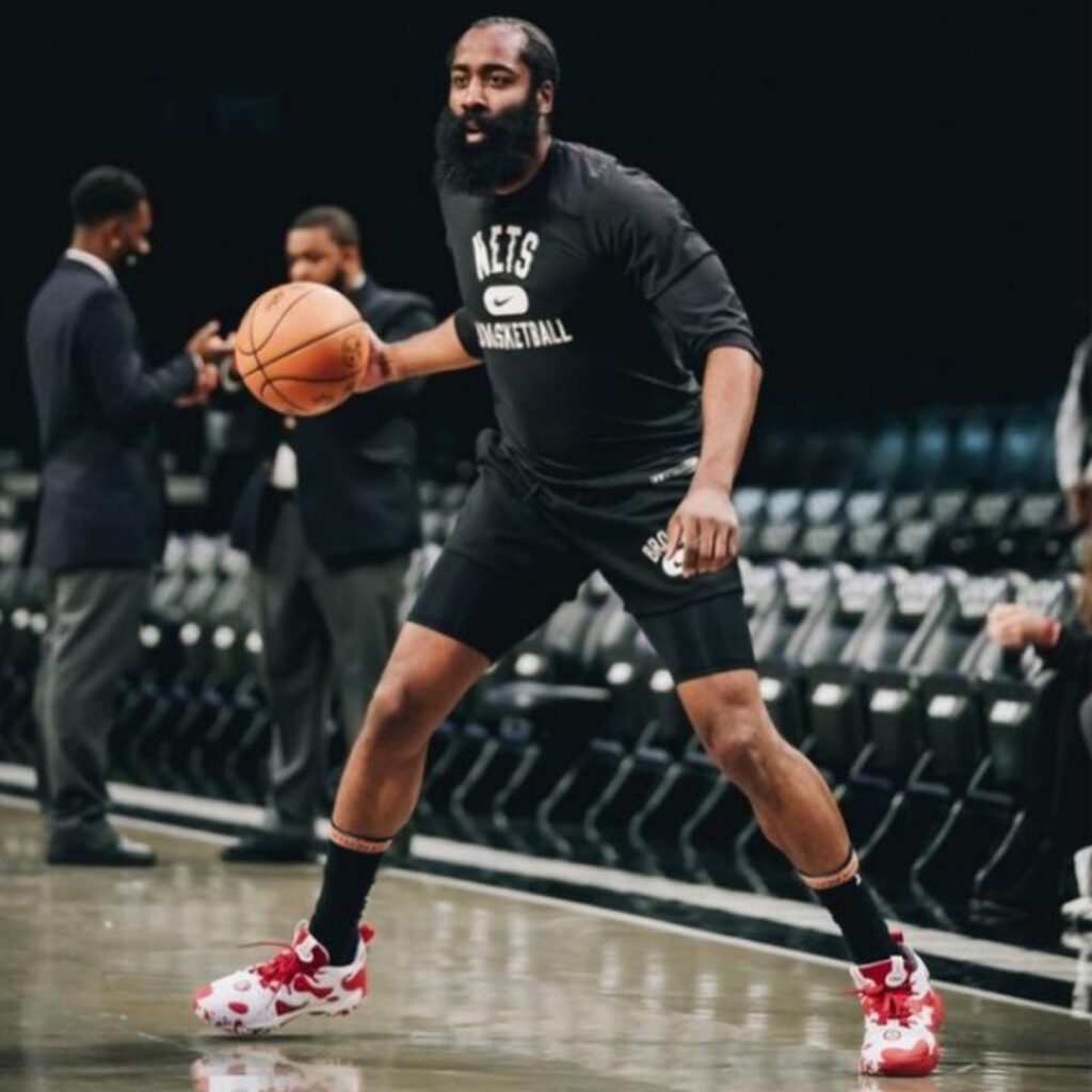 adidas harden vol 6 white and red