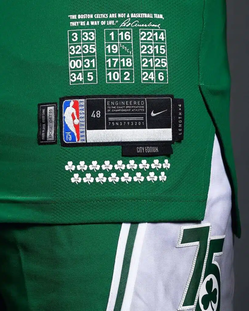 edition city 2021 2022 maillot boston celtics
