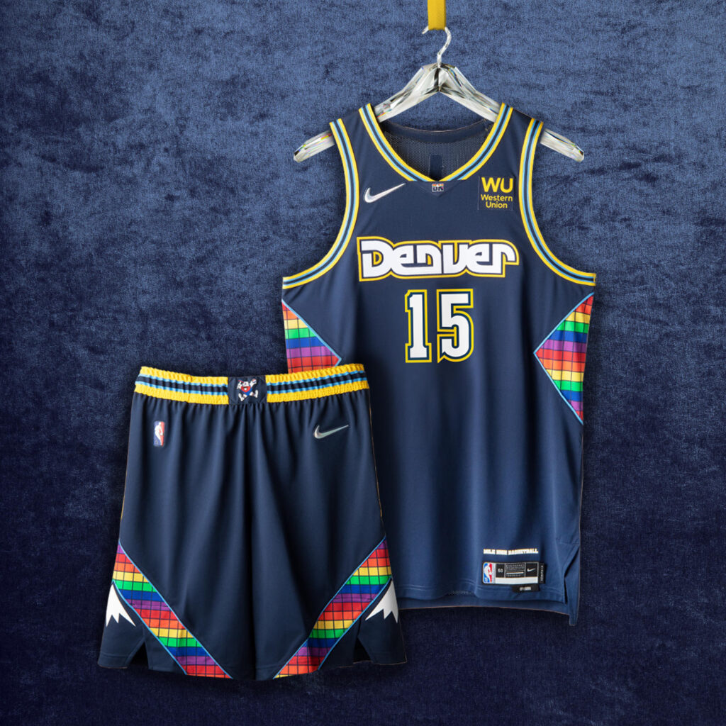maillot city denver nuggets edition 2021 2022