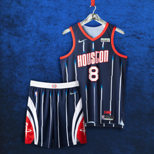 Image de l'article Maillot City 2021-2022 des Houston Rockets : Les 90's à l'honneur !