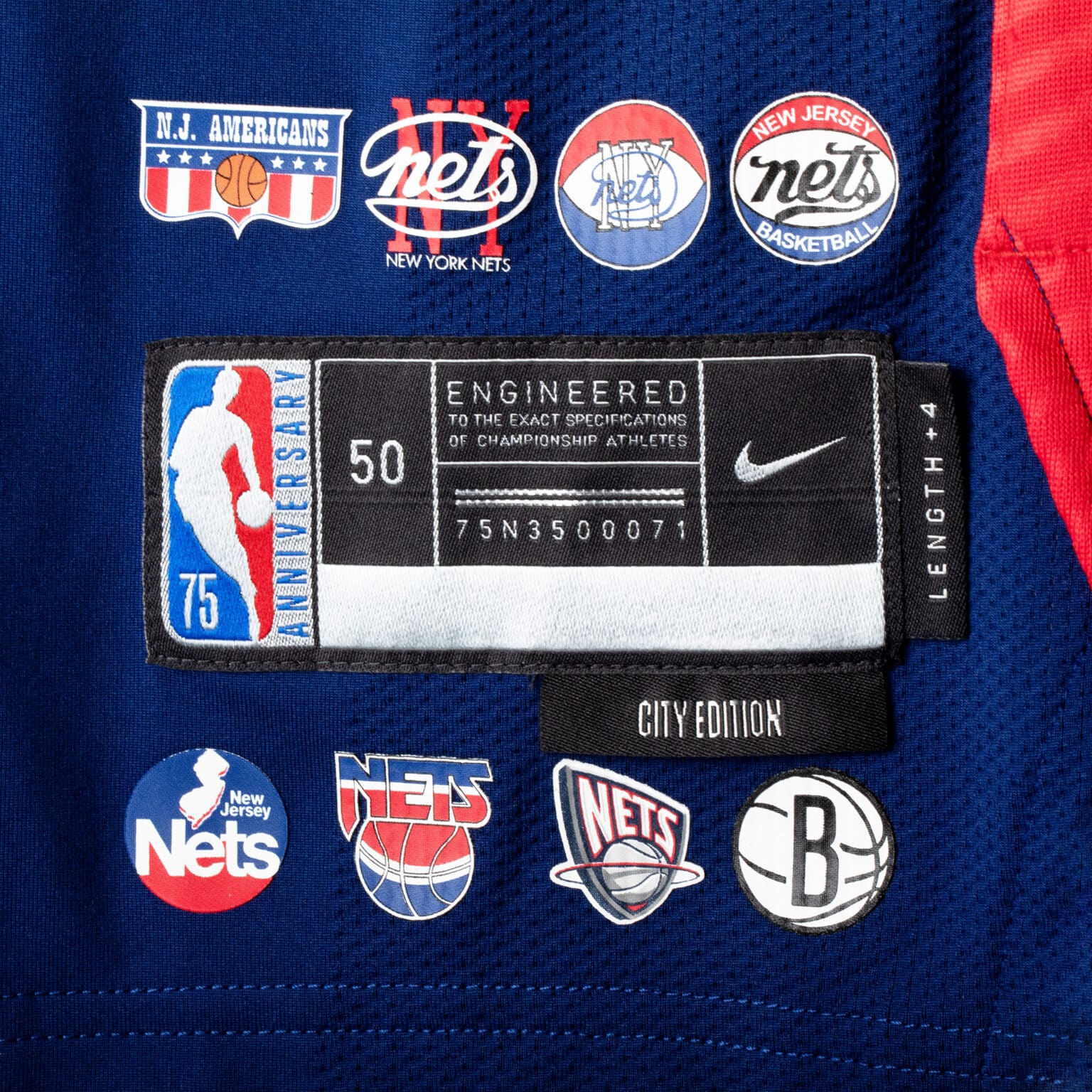 Maillot City 20212022 des Brooklyn Nets du New Jersey à New York