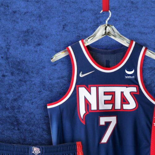 Image de l'article Maillot City 2021-2022 des Brooklyn Nets : du New Jersey à New York