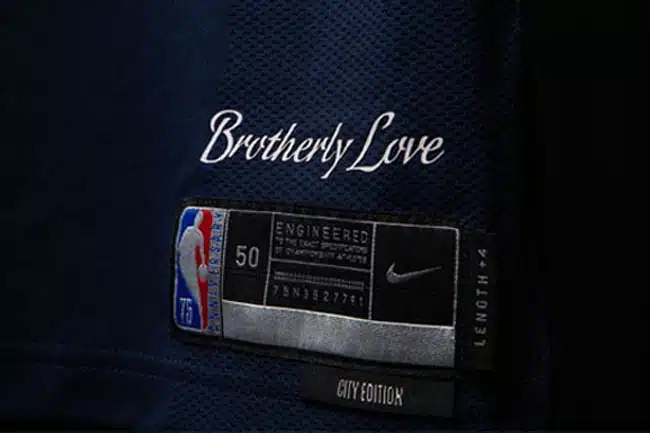 maillot city philadelphia sixers edition 2021 2022