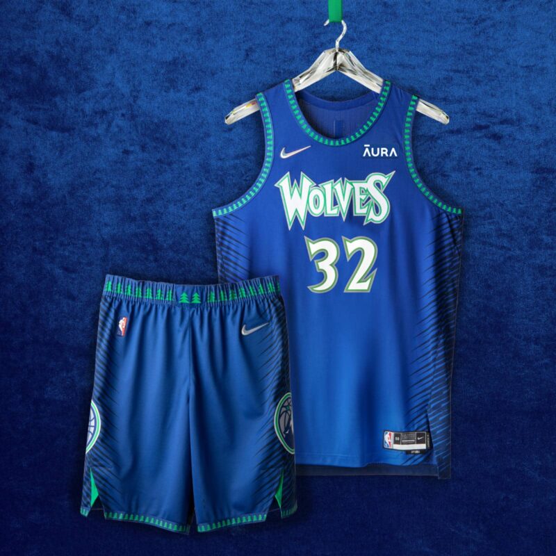 maillot city minnesota timberwolves edition 2021 2022