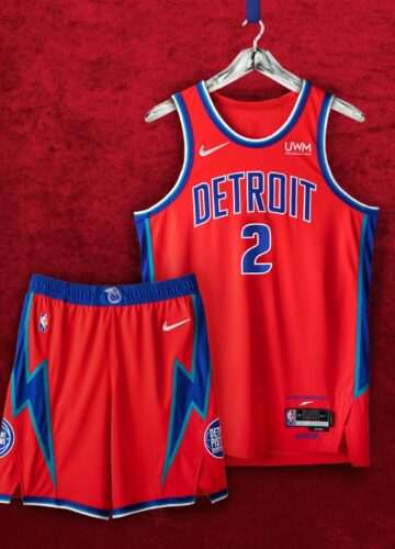 Image de l'article Maillot City des Detroit Pistons édition 2021-2022 : des 70's à aujourd'hui !