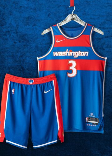 Image de l'article Maillot City 2021-2022 des Washington Wizards : hommage aux Bullets !