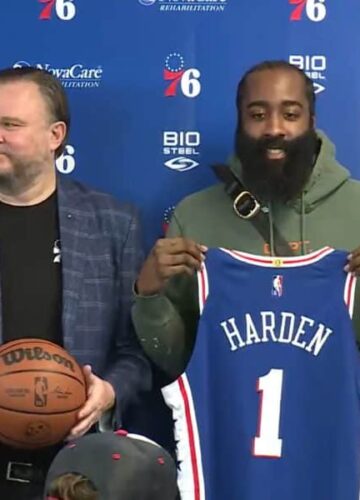 Image de l'article Pourquoi James Harden joue-t-il avec le maillot numéro 1 à Philly ?