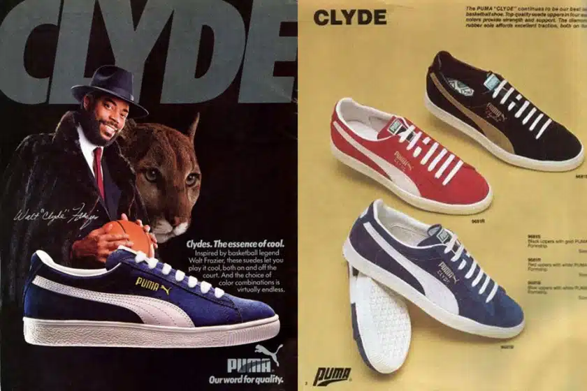 premiere chaussure signature histoire nba puma clyde all pro