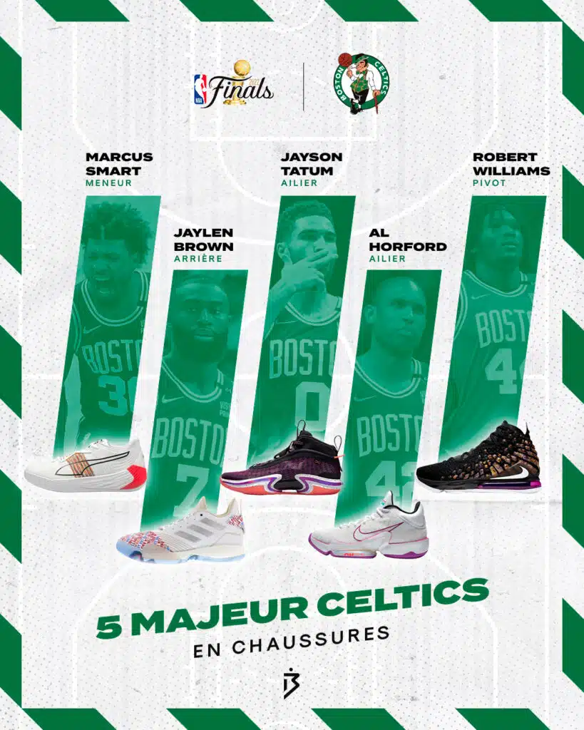 finales nba 5 majeurs chaussures boston celtics