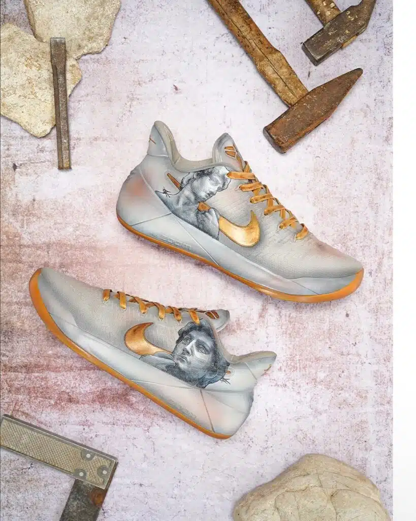 kobe ad david michelangelo 1off unique