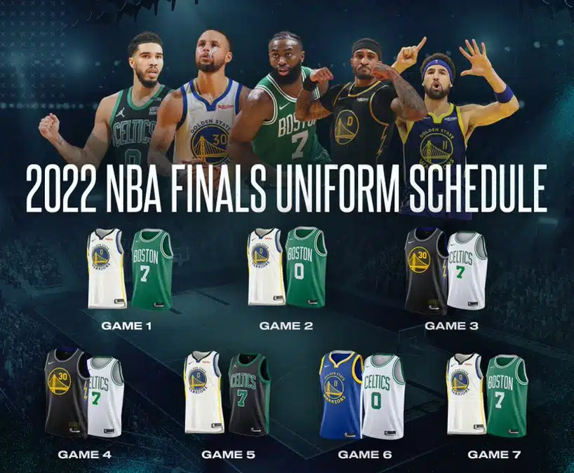maillots finales nba 2022