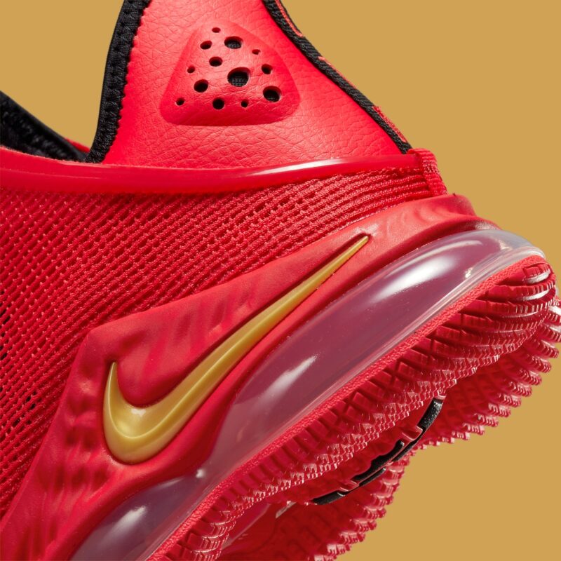 lebron 19 low light crimson