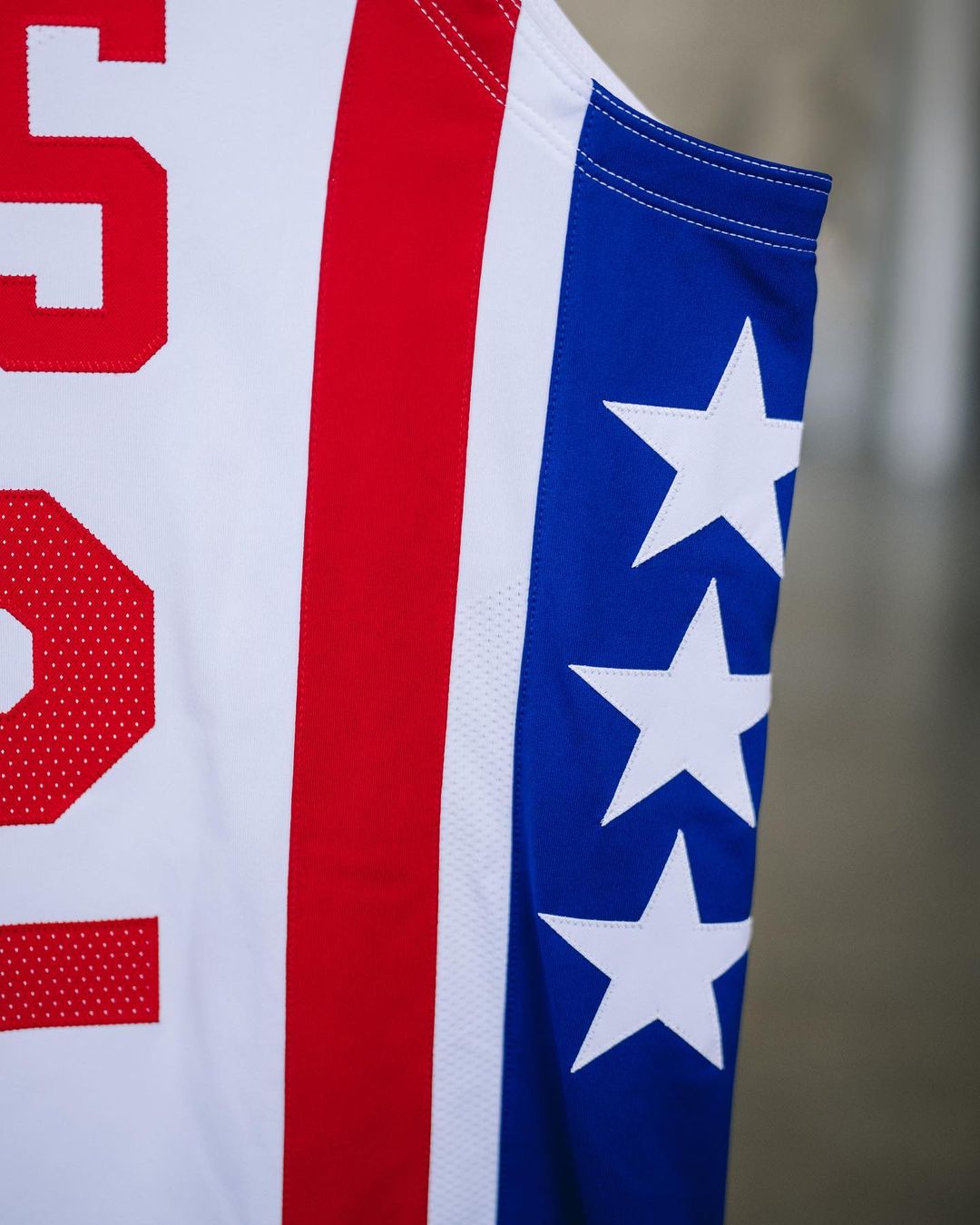 maillot Classic des nets stars and stripes dr j