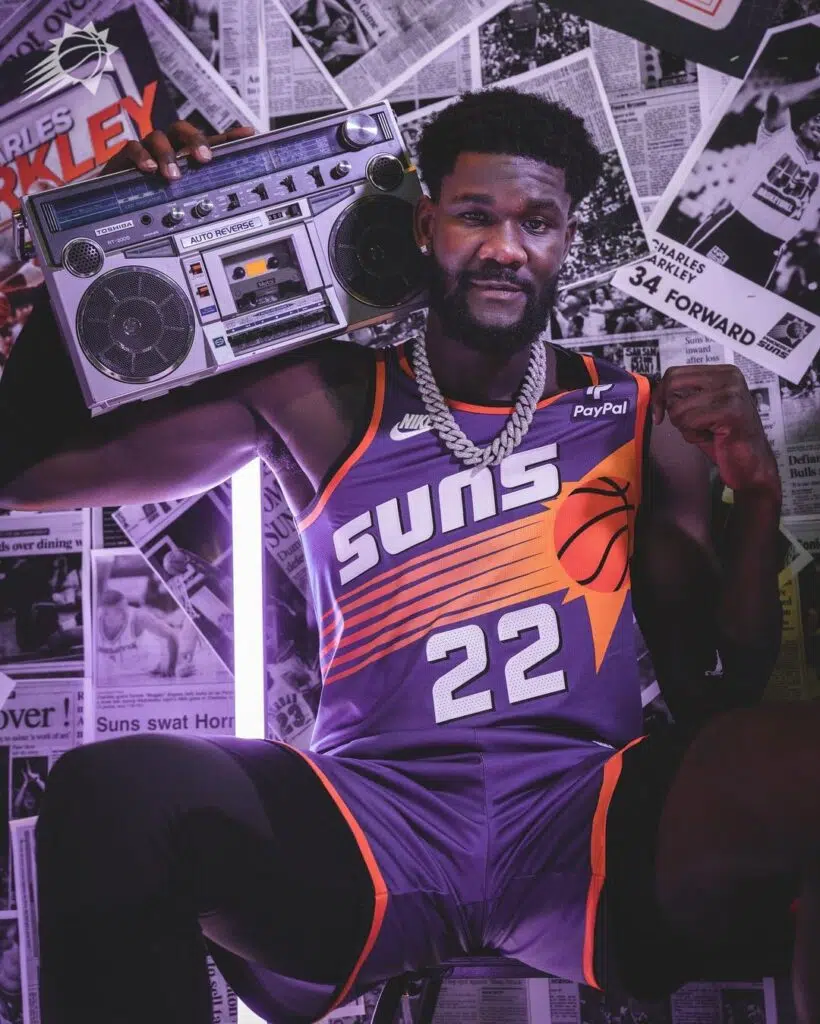 maillot classic edition phoenix suns sunburst