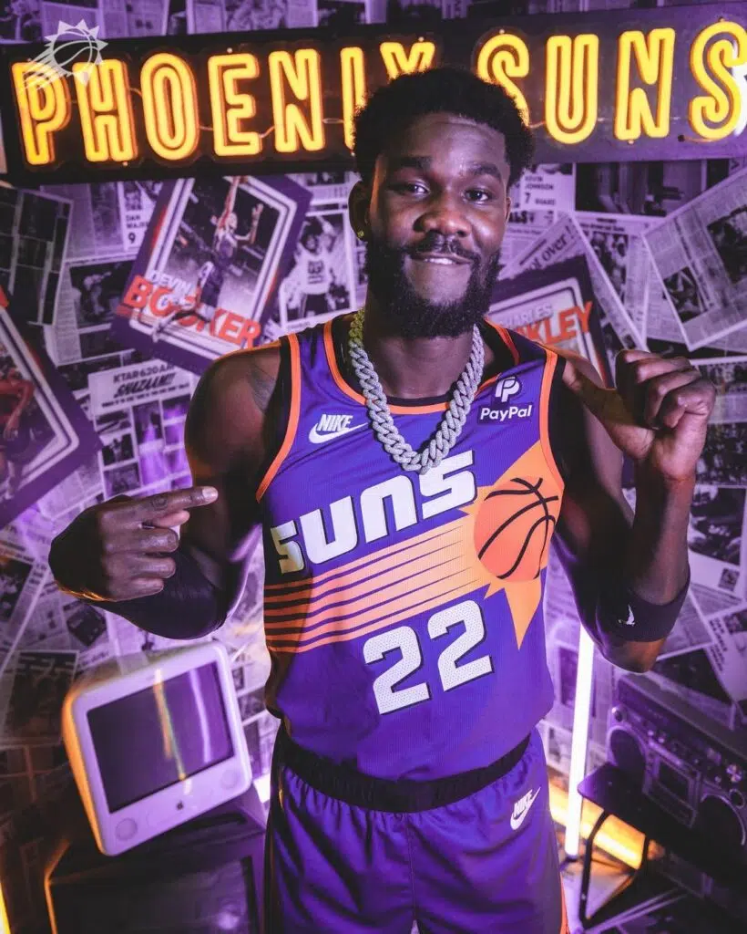 maillot classic edition phoenix suns sunburst