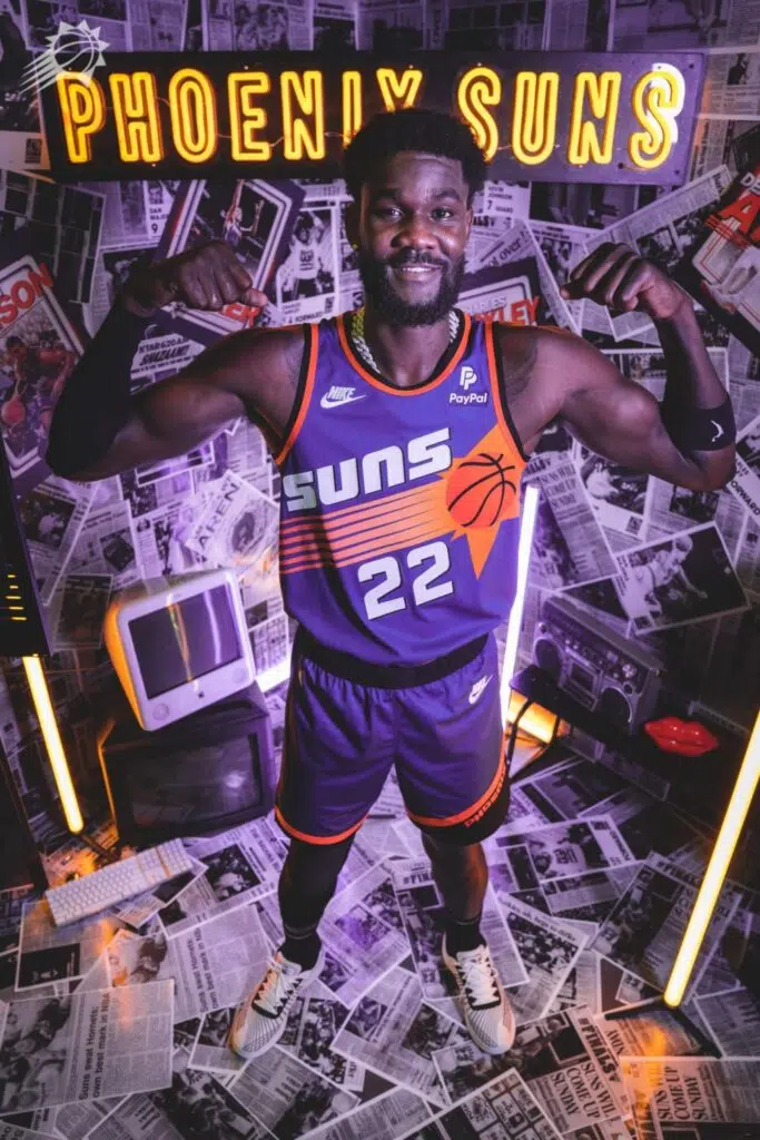 maillot classic edition phoenix suns sunburst