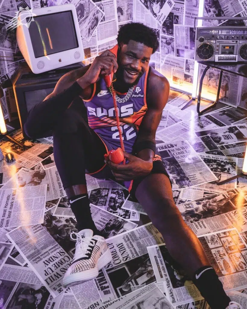 maillot classic edition phoenix suns sunburst