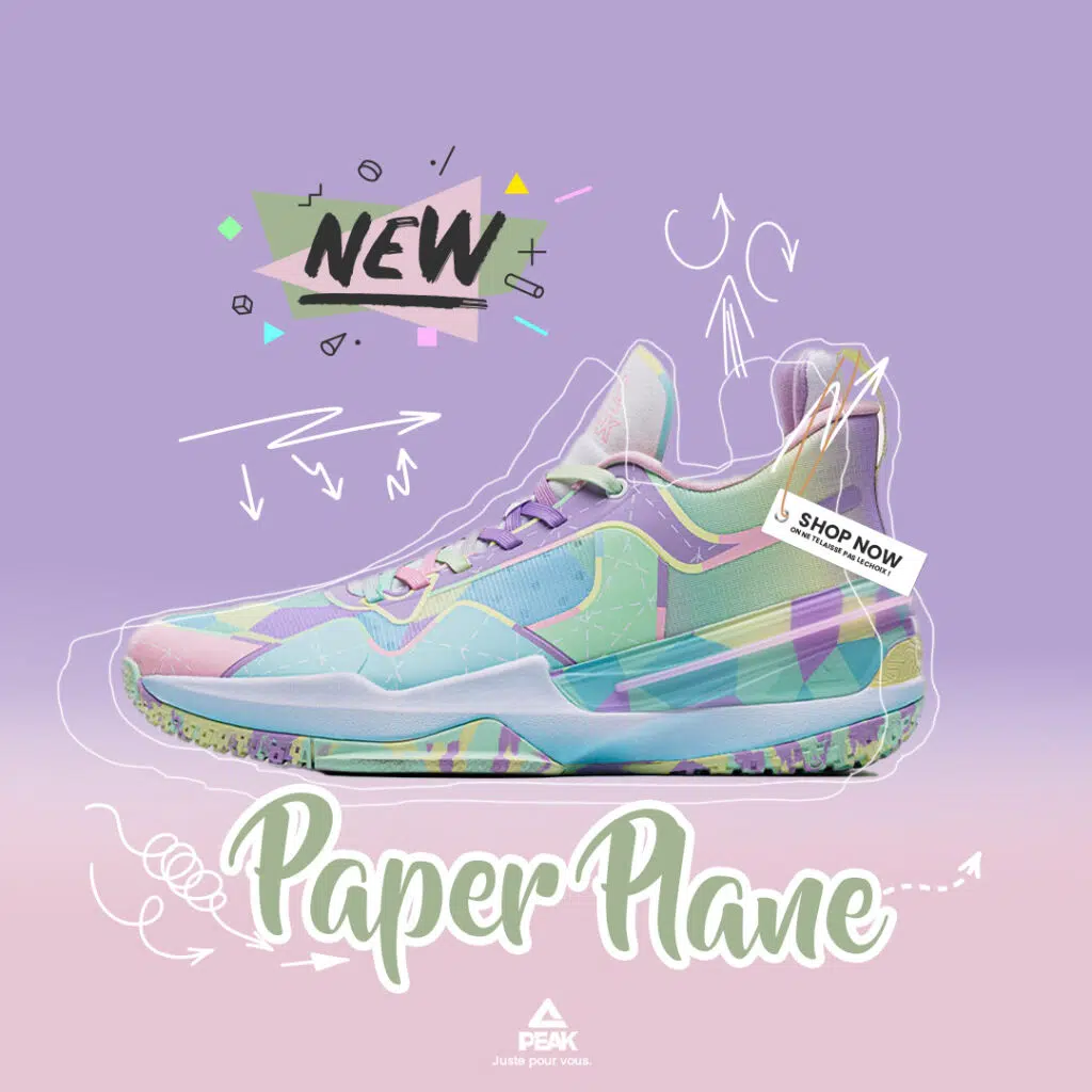 peak flash 3 paper plane