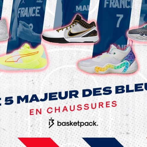 Image de l'article EuroBasket 2022 : le 5 majeur de l'Équipe de France en chaussures