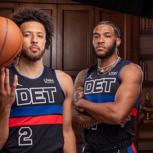 Image de l'article Maillot Statement 2022-2023 des Detroit Pistons : un fan à l'honneur !