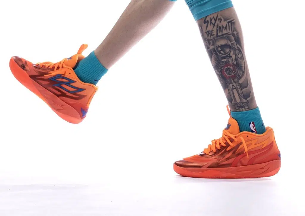 puma mb 02 lamelo ball nba media day