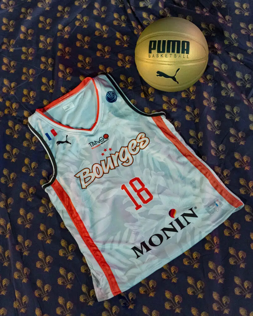 maillot tango bourges basket puma 2022 2023