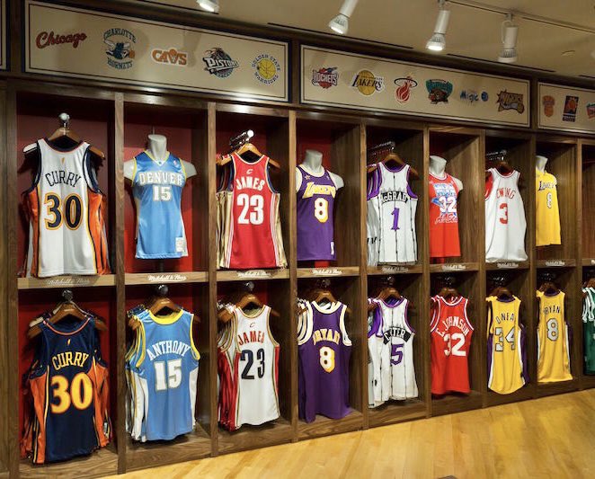 lebron james kevin durant investissent mitchell n ness
