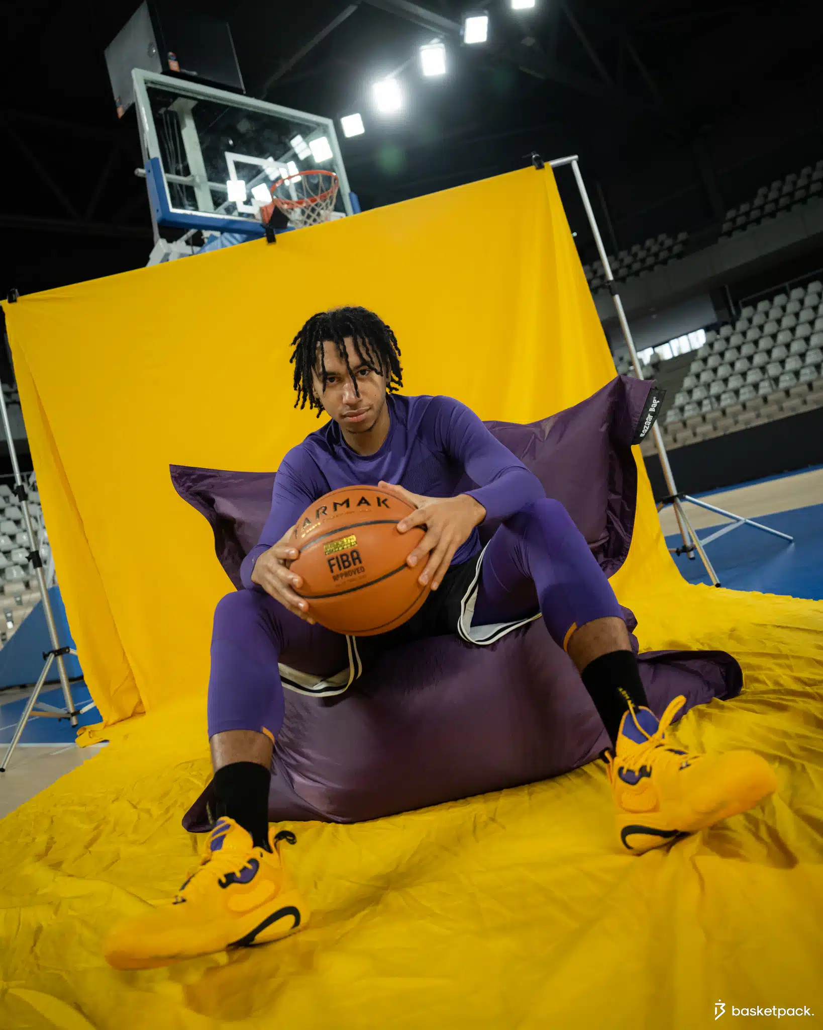 tarmak se900 nba 2022 lakers edition limitee shooting basketpack