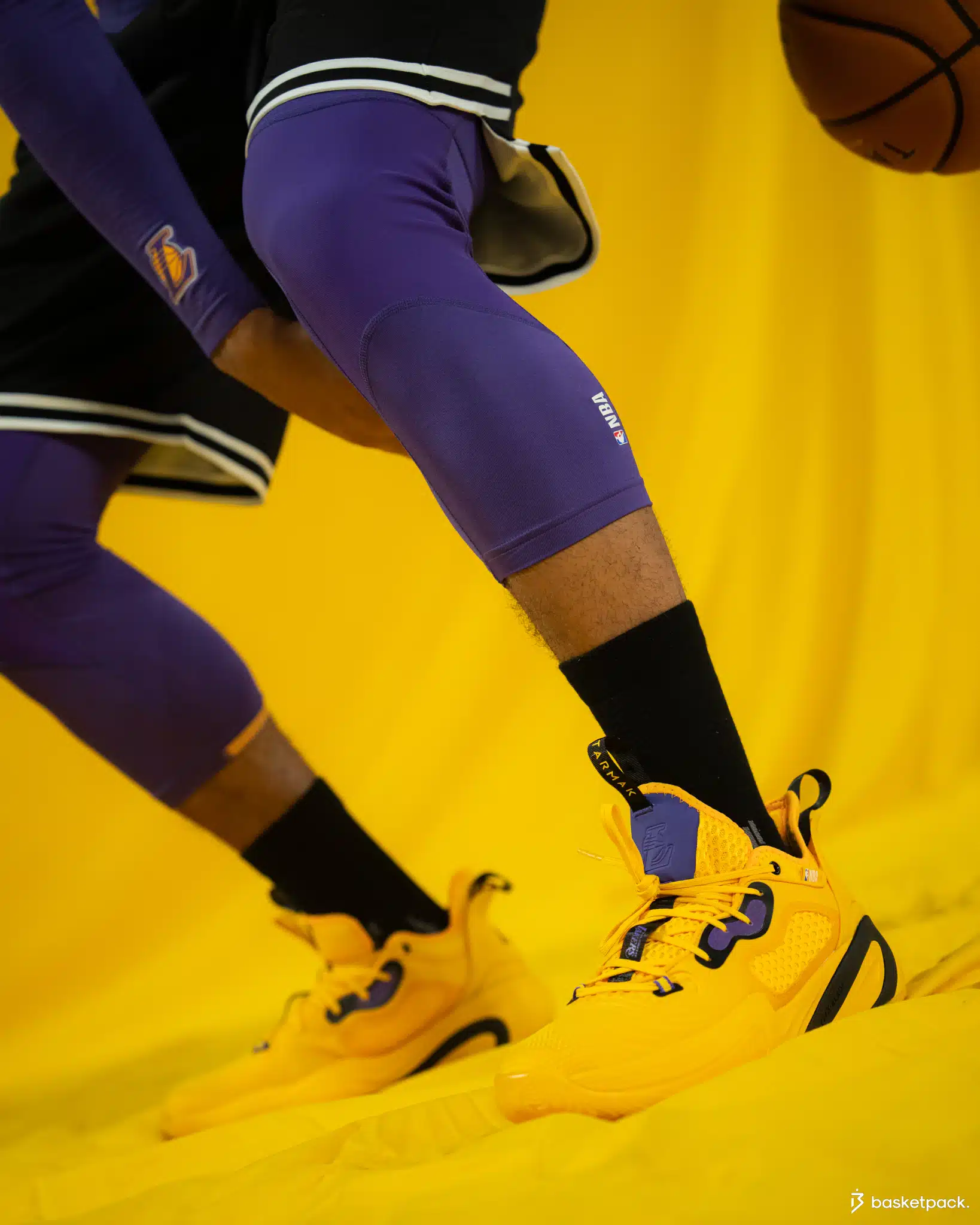 tarmak se900 nba 2022 lakers edition limitee shooting basketpack