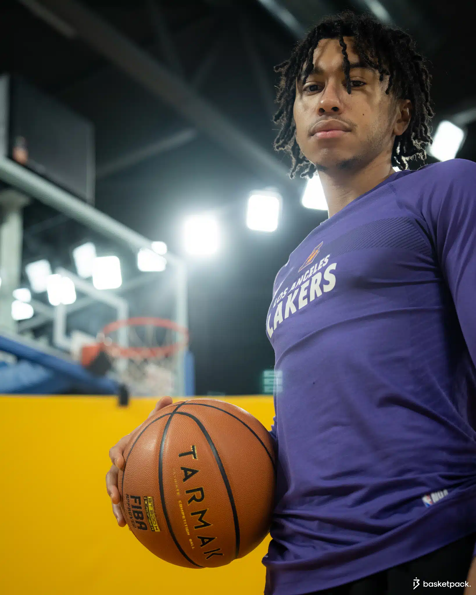 tarmak se900 nba 2022 lakers edition limitee shooting basketpack