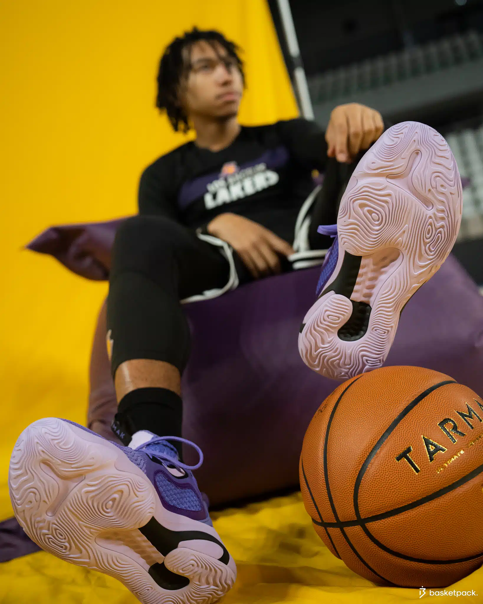 tarmak se900 nba 2022 lakers edition limitee shooting basketpack